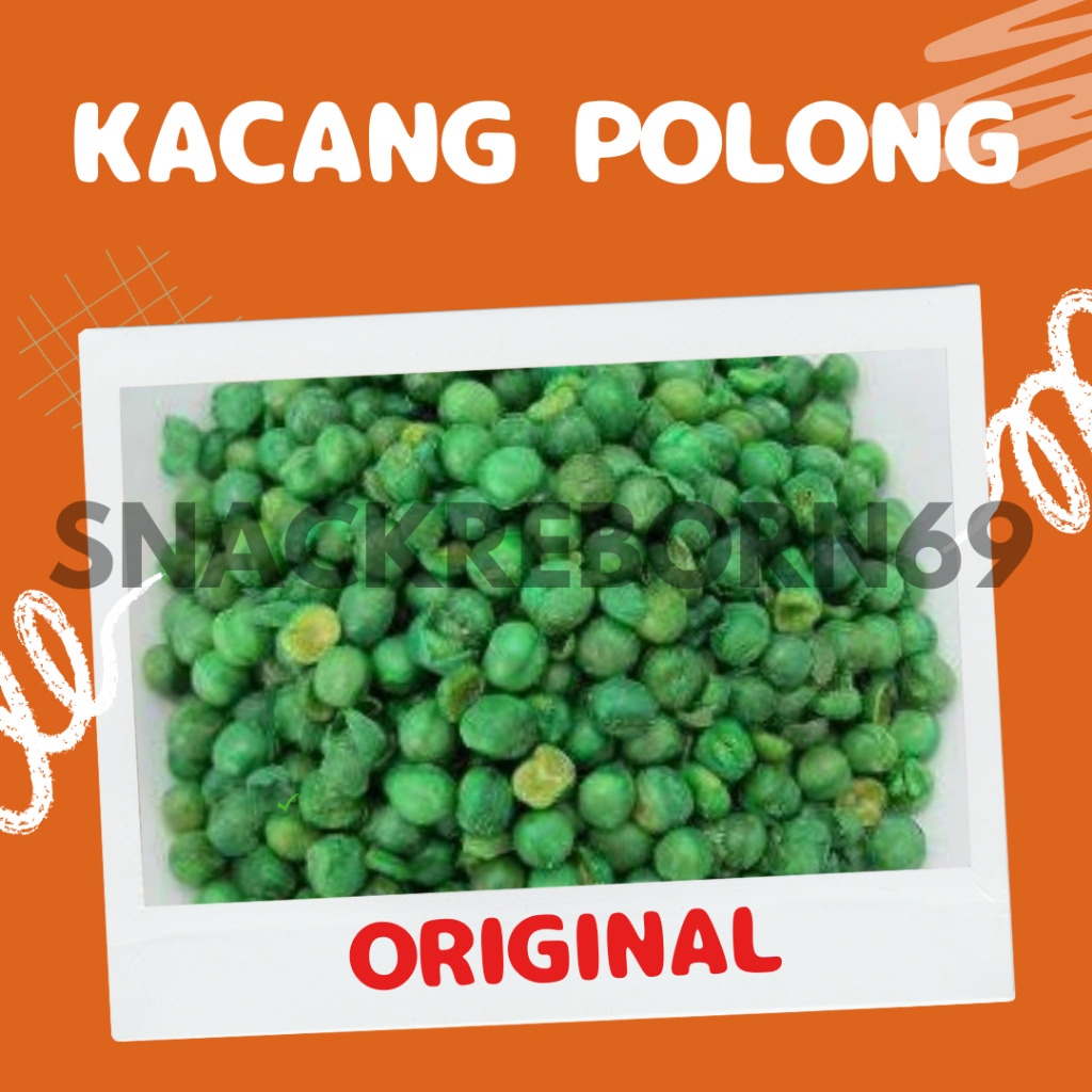

Kacang Polong Hijau Original 250 gram - 1 kg Termurah Terenak