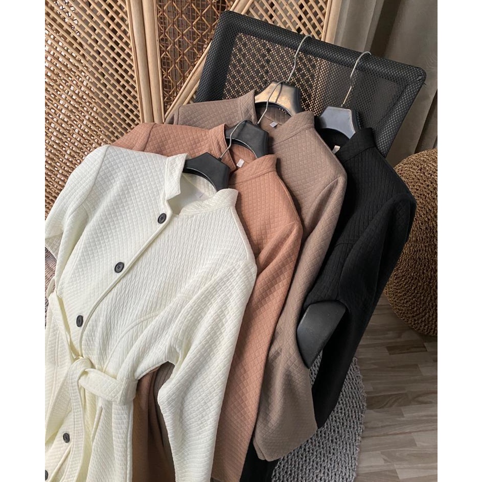 KF7 Zarra Zara Outer Coat Diamond Premium  Long Coat Wanita Tebal premium murah  Long Outer Jaket Mu