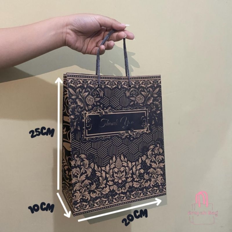 

Paper Bag Coklat motif Standar 20×10×25