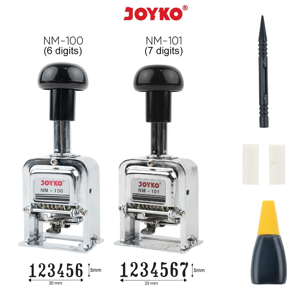 

Mesin Penomor Otomatis Automatic Numbering Machine Joyko o R5S4
