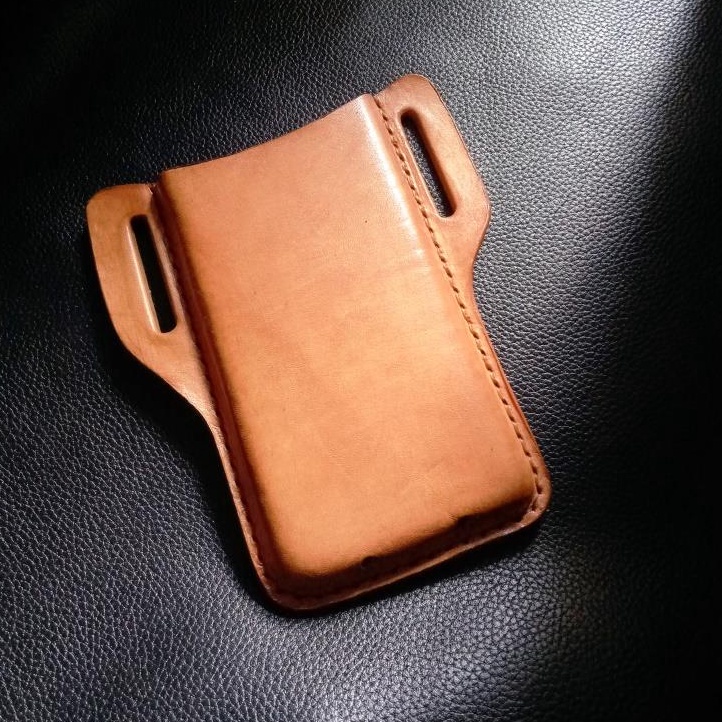 Essential Case Sarung Dompet Tas Tempat HP Pinggang Sabuk Kulit Universal Untuk Iphone Samsung Oppo 