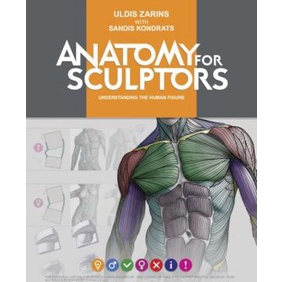 BUKU Anatomy for Sculptors Understanding the Human Figure by Uldis Zarins Sandis Kondrats