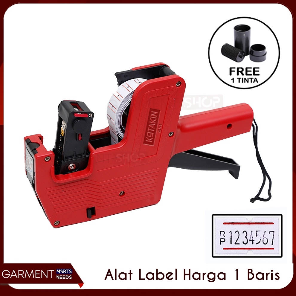 

Alat Label Harga 1 Baris Mesin Tembak Stiker Harga Expired Date Price Labeller 8 digit MX 55 d R6K2