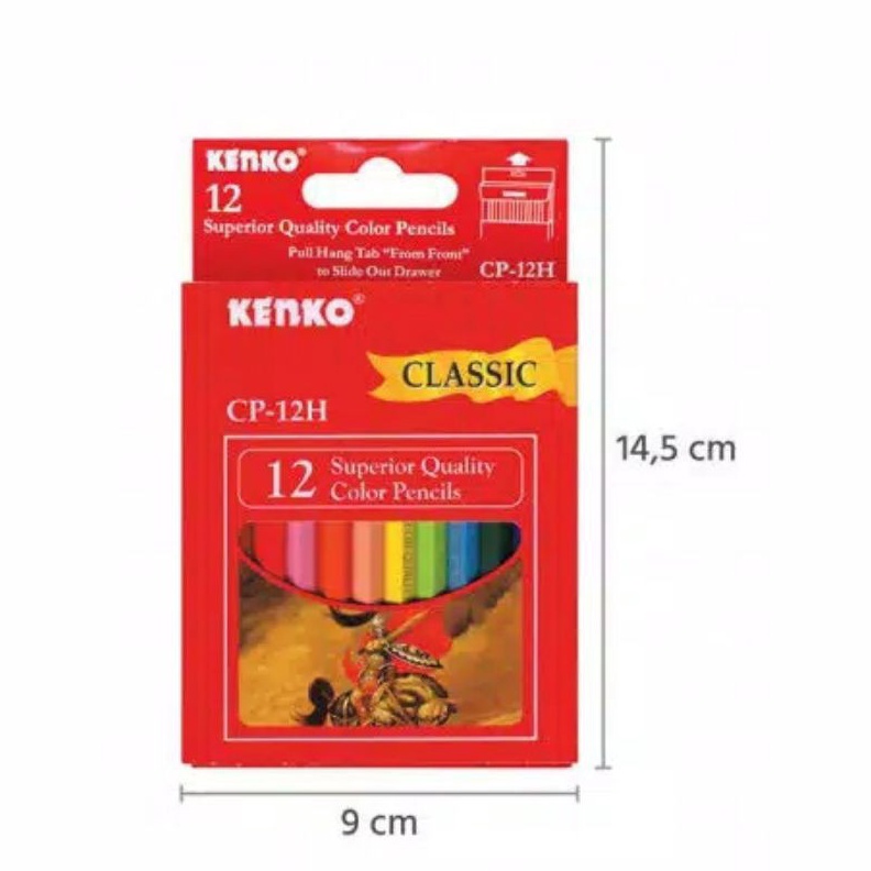 

PROMO BESAR Pensil Warna Kenko 12 Warna Superior Color Pencil CP12H