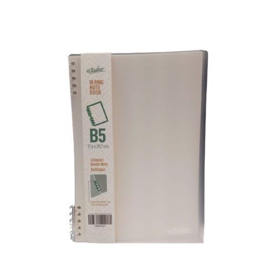 

ESTUDEE 10RING NOTEBOOK B5 WHITE - GRAMEDIA BSD CITY
