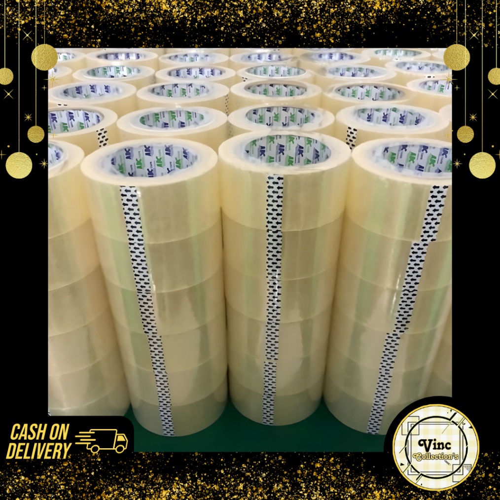 

SPESIAL DISKON Lakban Perekat Bening ABC Tape 45mm x 9 yard Isi 1pcs