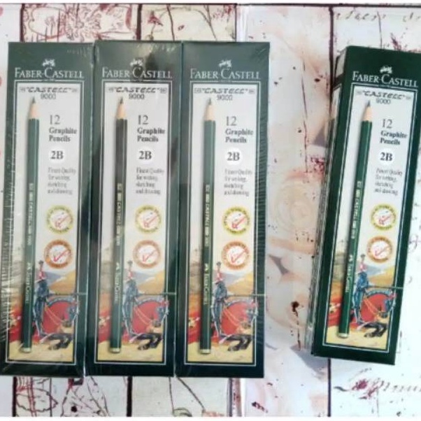 

PENSIL 2B FABER CASTELL 12 PCS ORIGINAL b D1U6