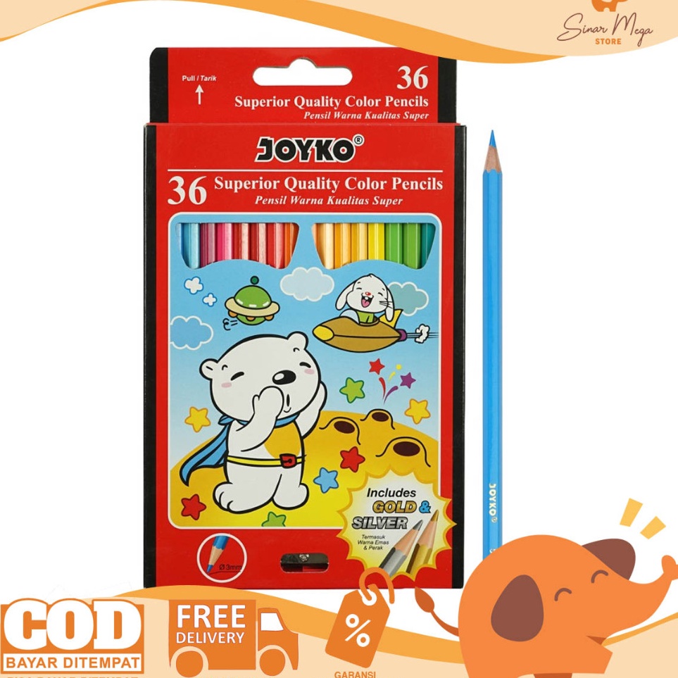 

Joyko Pensil Warna CP36PB x C1S2