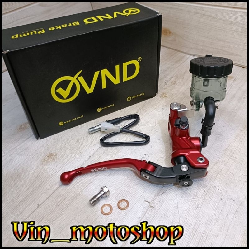 Master Rem Kanan VND AK 111 Race Radial Forged Model S1 Universal Semua Motor