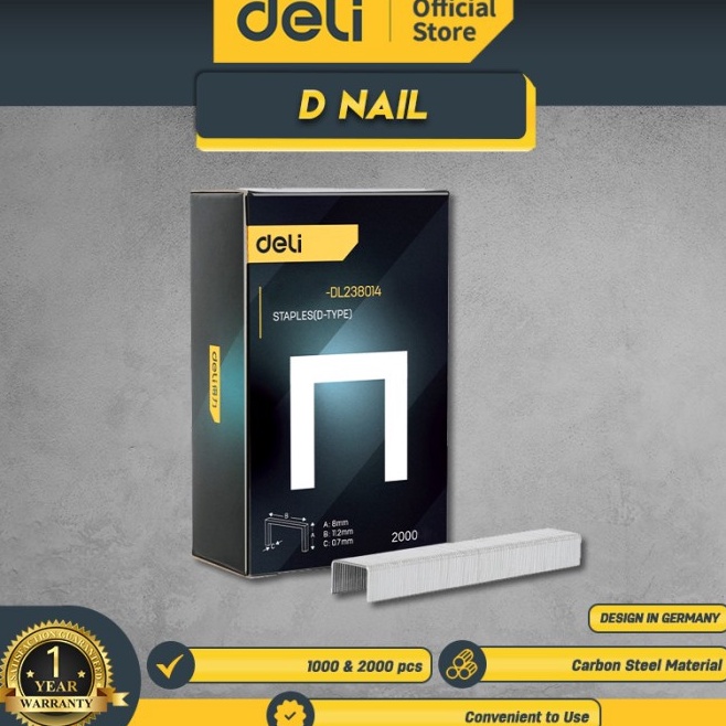 

Deli Tools Isi Ulang Staples Tembak 3 Model 2pcs DL2381X x C1J8