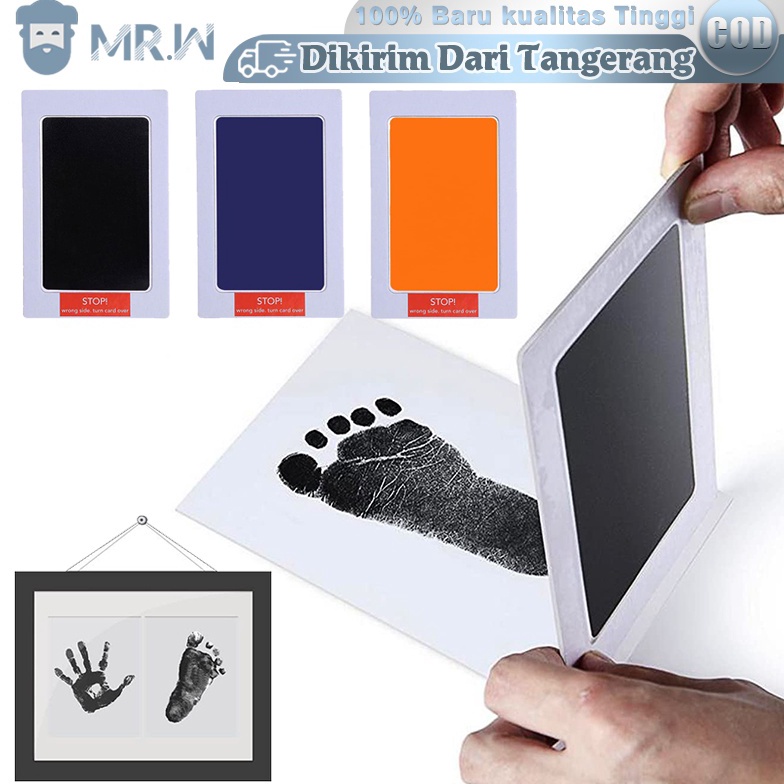 

Baby Handprint Footprint Ink PadBantalan Tinta Cap Telapak Kaki Bayi untuk memperingati v V7B5