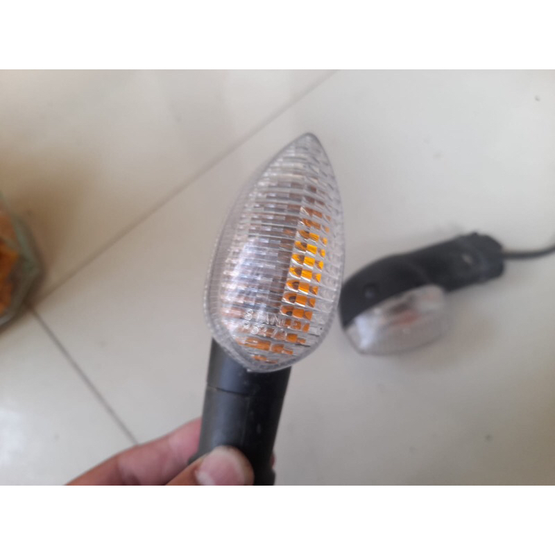 lampu sen kanan kiri vixion lama, scorpio z new ori bekas