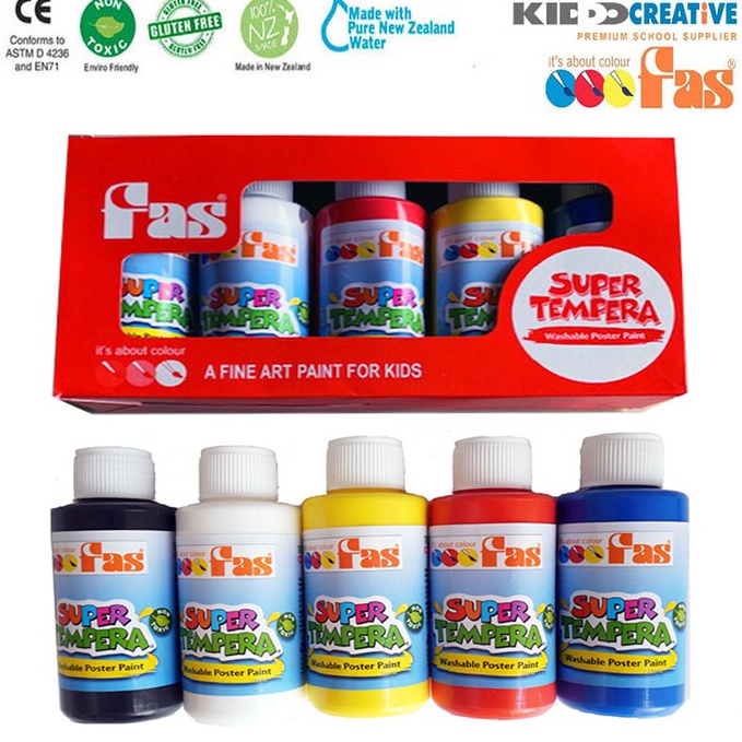 

Fas Super Tempera 3ml 5 Warna dan 3 Warna n U5U4