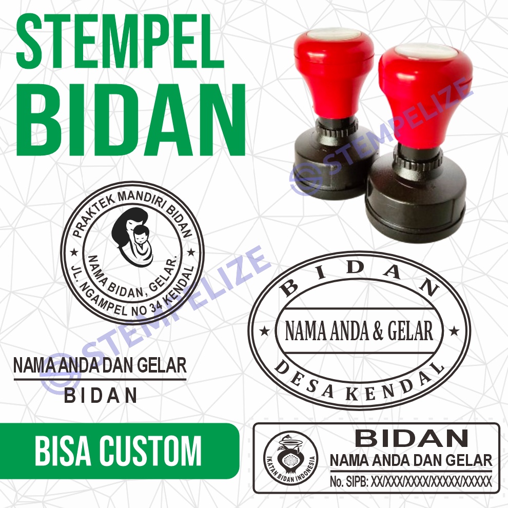 

Stempel Bidan Praktek Mandiri Bidan Desa r F5R2