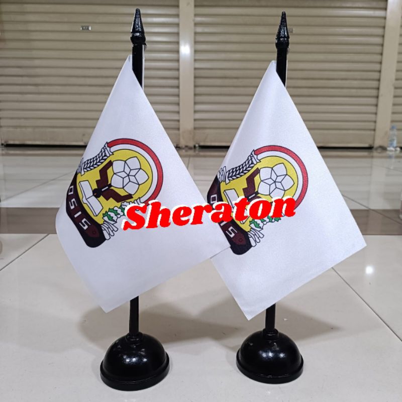 

tiang kayu meja+bendera sekolah OSIS SMP dasar putih