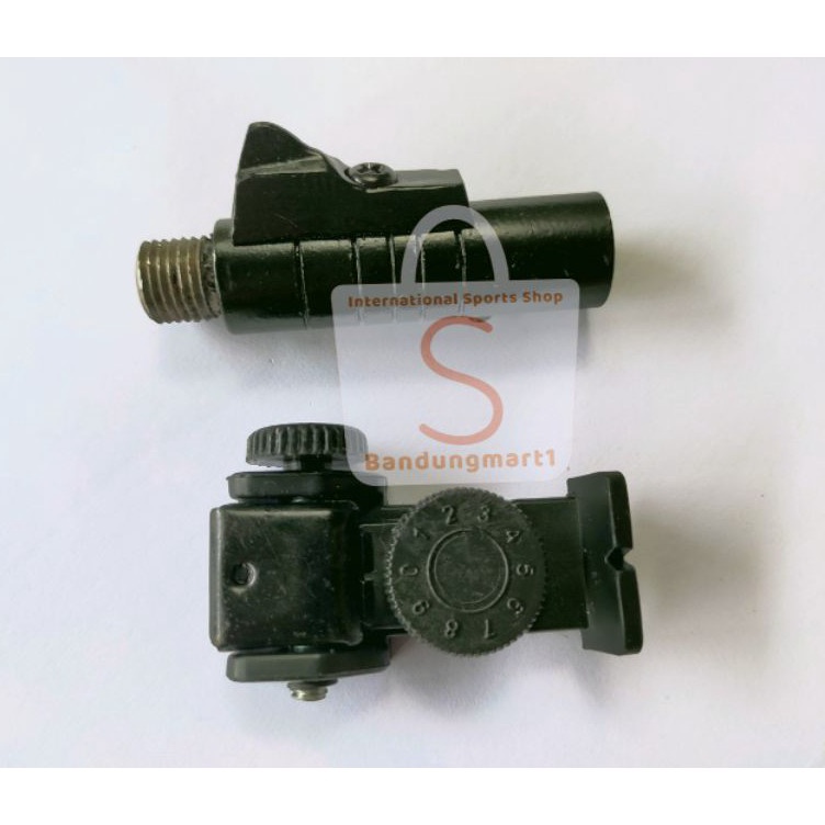 COD Visir Pisir Fisir Set Depan Dan Belakang Untuk Laras OD13 Plus Drat Peredam By Tasmart c O7V8