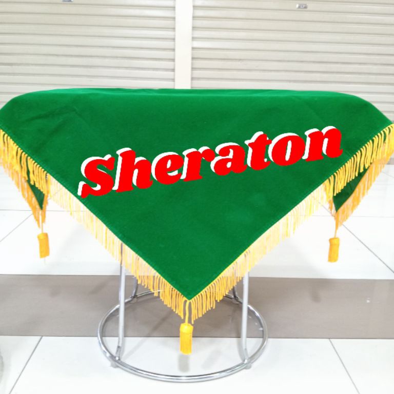 

alas baki paskibra alas baki upacara bendera polos warna hijau c V6S4