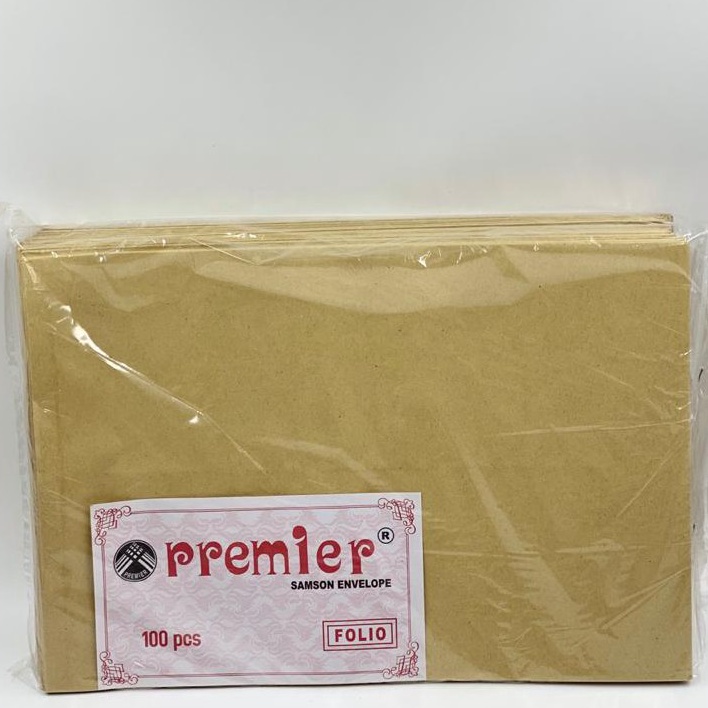 

AMPLOP PREMIER SAMSON D Amplop Coklat Folio Premier Samson D Folio 24 X 35 CM v C1P8