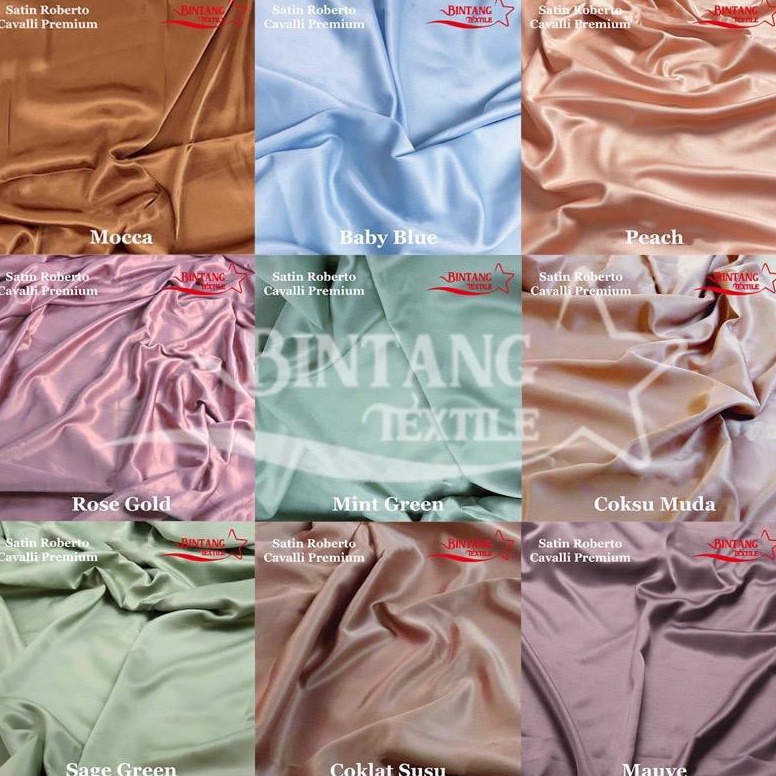 KODE H36I Kain Bahan Satin Sateen Roberto CavalliSatin Silk CavalliRoberto Cavally Premium Quality B