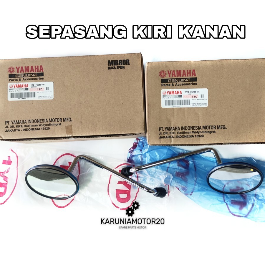 Spion Kiri Kanan Sepasang Fino Fi 115/125 Original YGP 1YD