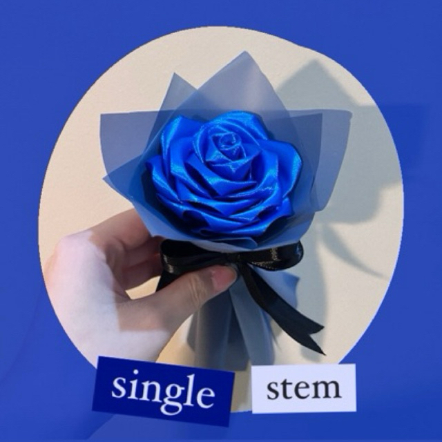 single satin rose bouquet | buket bunga pita satin | buket mawar satin | buket mawar | buket anniver