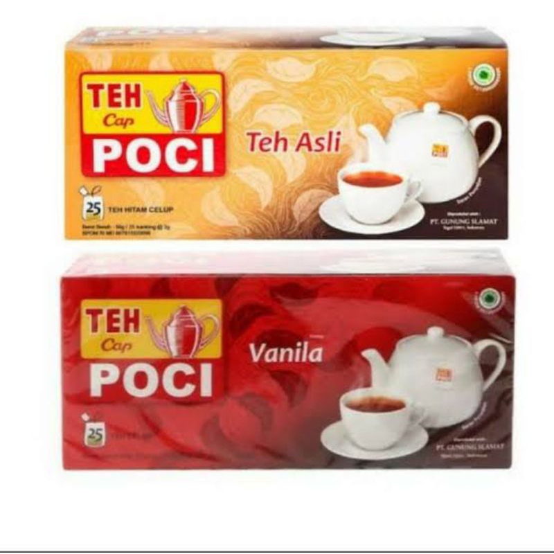 

TEH CAP POCI Teh Celup BOX 25's x 2 GR