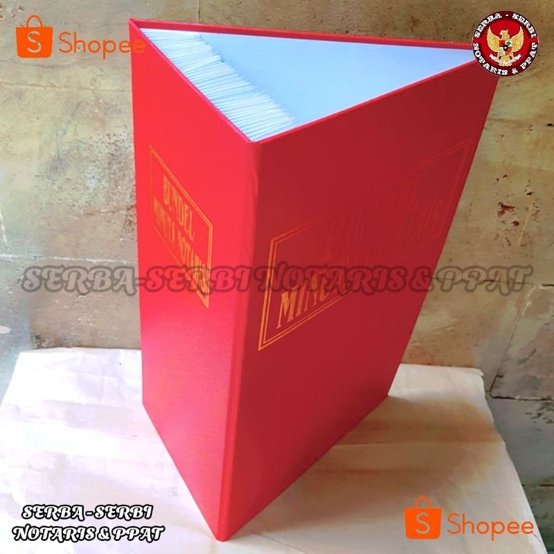 

Bundel minuta notaris merah