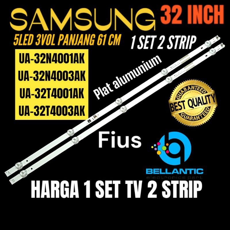 BACKLIGHT TV LCD LED SAMSUNG 32 INCH UA-32N4001AK UA-32N4003AK- UA-32T4003AK UA-32T4001AK BACKLIGHT 