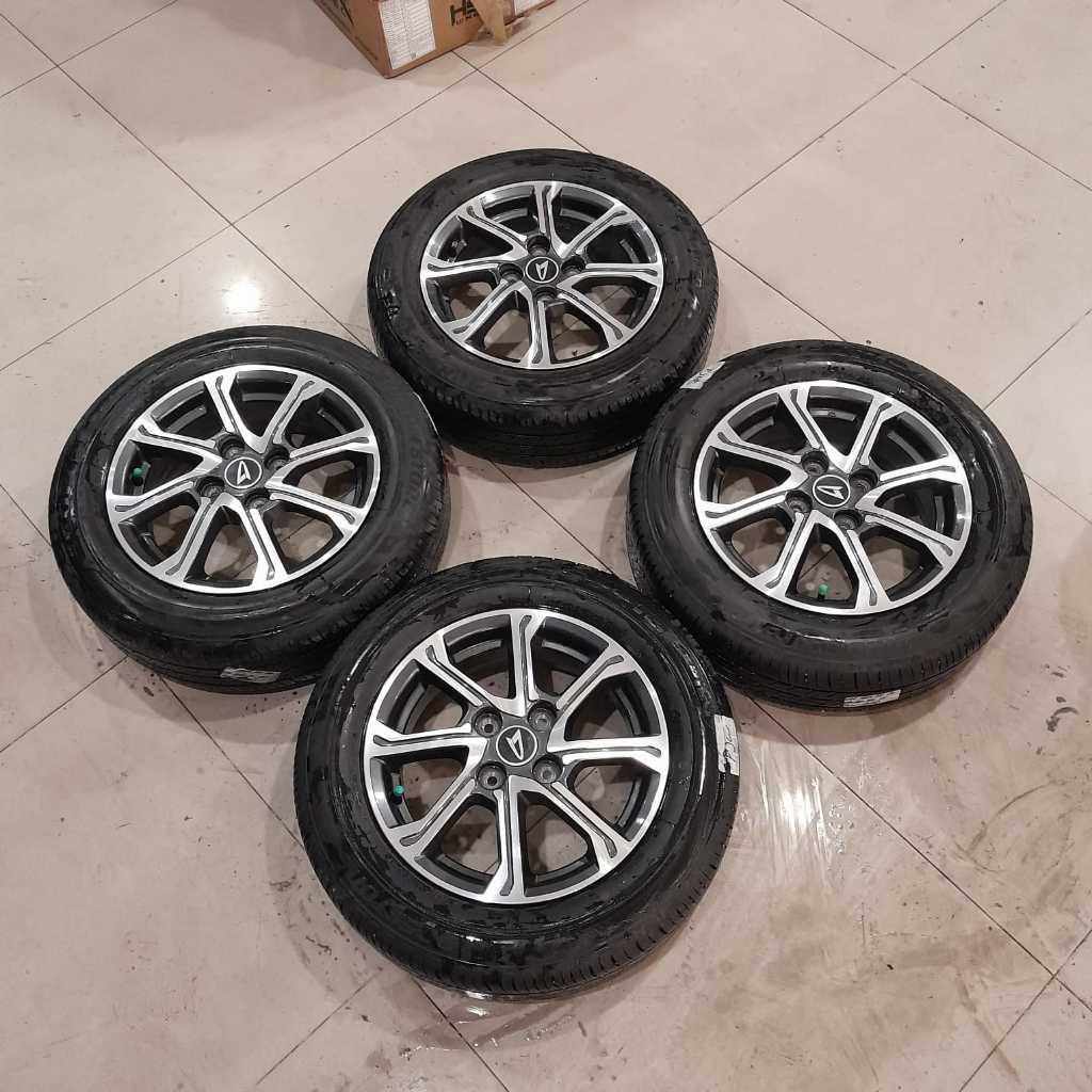 VELG SECOND OEM R14 MOBIL CALYA RING 14 PCD 4X100 + BAN 175/65 R14