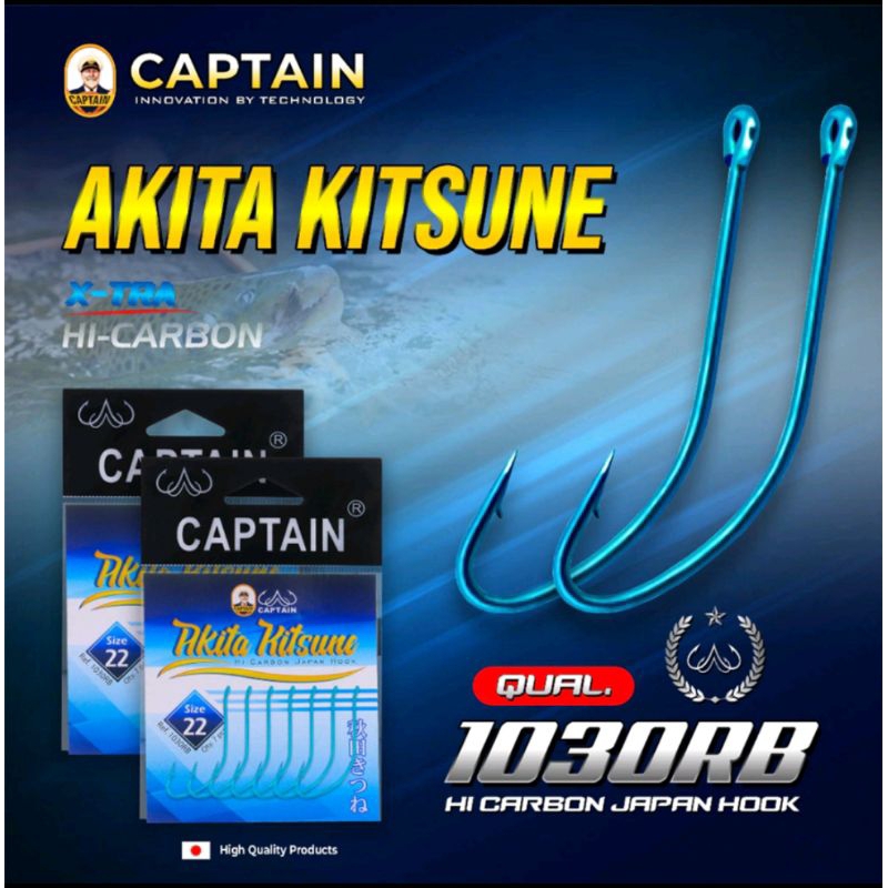 MATA KAIL PANCING CAPTAIN AKITA KITSUNE 1030RB KUAT DAN TAJAM