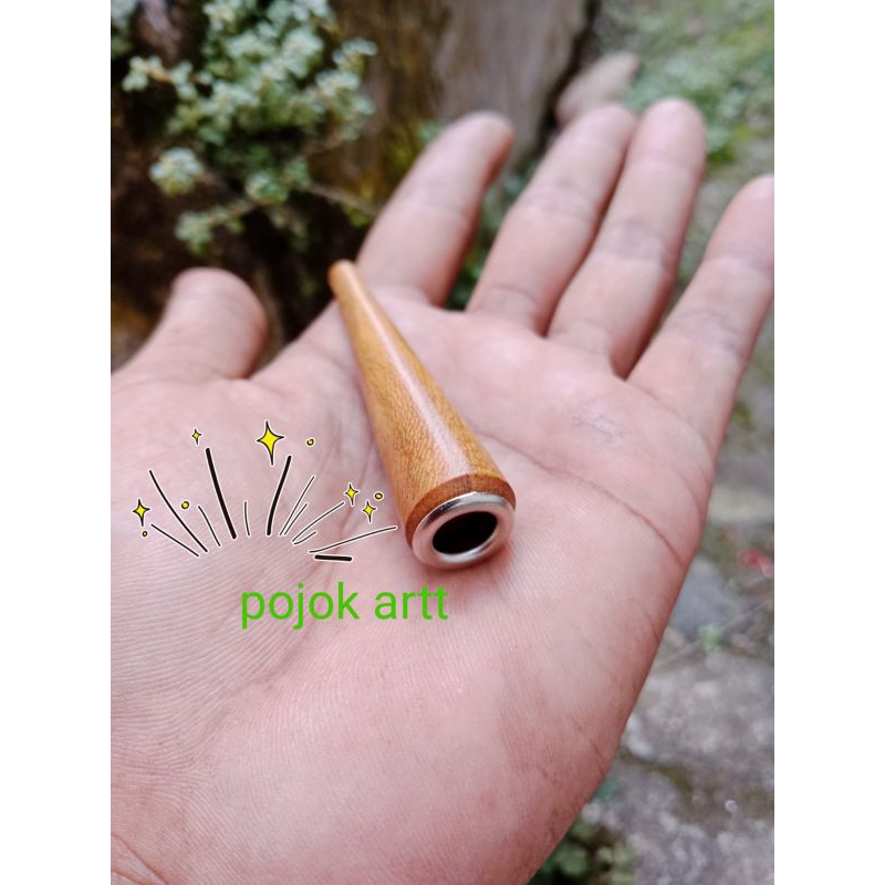 once pipa cangklong Kayu galih kelor emas mini lancip