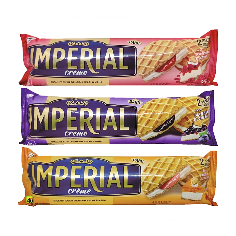 

Imperial Creme - Biskuit dengan Selai dan Krim - Roll Pack