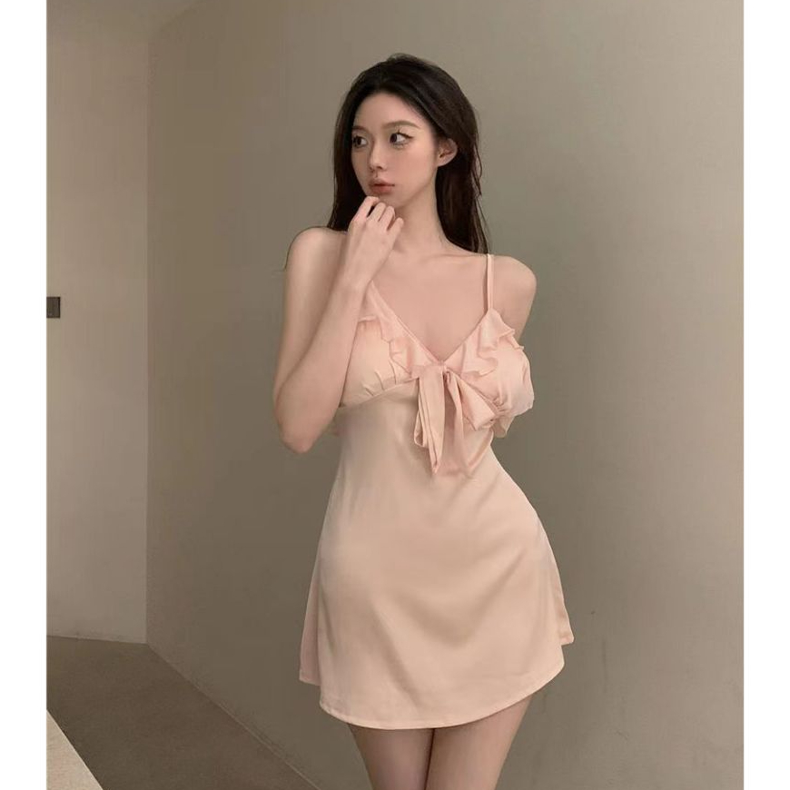 Vee-lingerie sutera premium Z22101 dress/seserahan/lingerie set