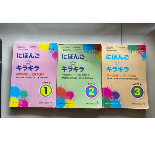 BUKU JEPANG NIHONGO KIRA KIRA KELAS X, XI, XII/10,11,12