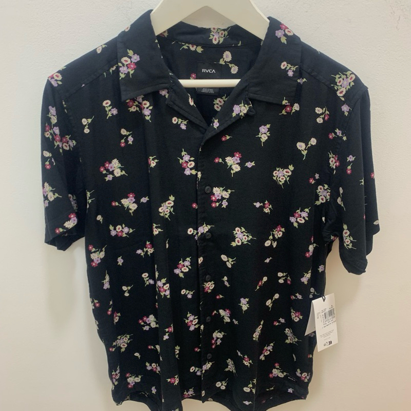 Kemeja Pria Rvca Original Samira Black New
