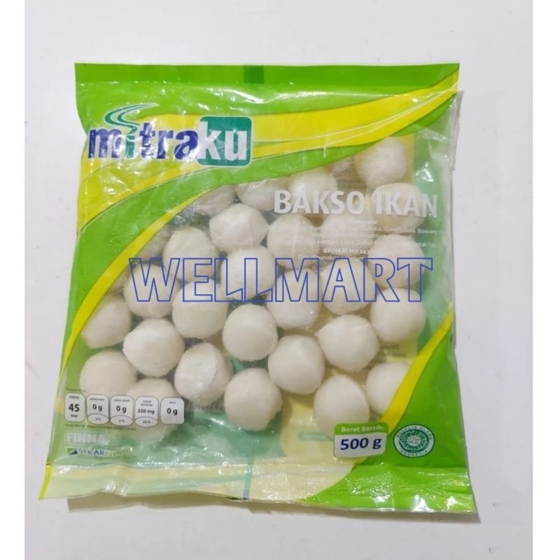 

Mitraku Bakso Ikan 500gr Fish Ball Baso Ikan Halal