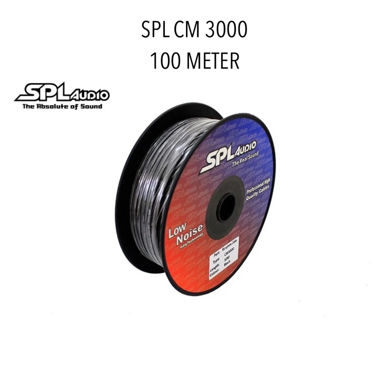 KABEL MIC SPL CM 3000 100M / Kabel Mic Spl Audio Cm 3000 1 Roll 100 Meter