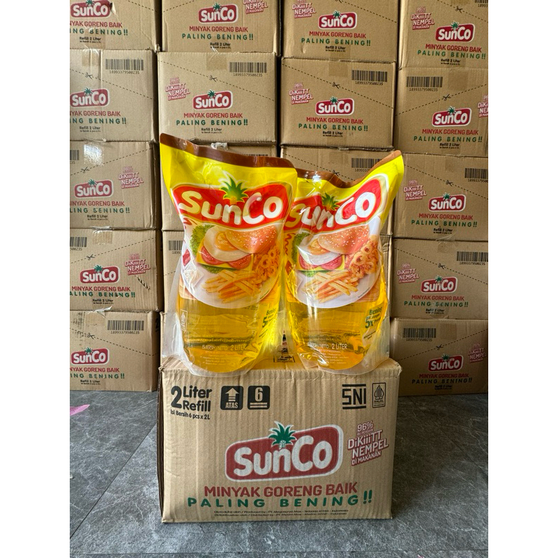 

MINYAK GORENG SUNCO 2L 1 KARTON (ISI 6 PCS)
