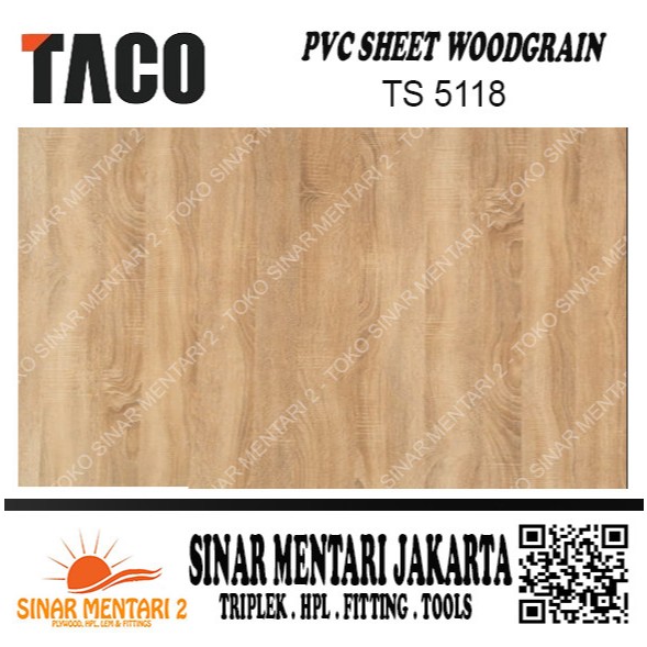 TACO SHEET PVC WOODGRAIN TS 5118