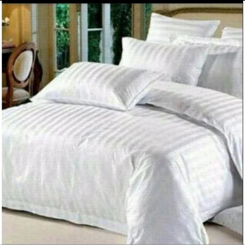 Ex hotel Set sprei 180x200+duvet cover + 2 sarban