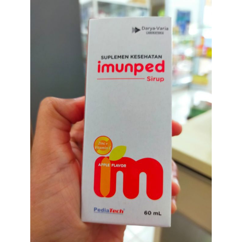 

IMUNPED SIRUP 60 ml dengan apple flavor