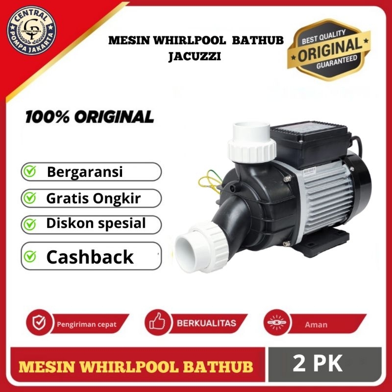 Mesin Pompa WHIRPOOL 2 PK Bathtub Bathub Jacuzzi