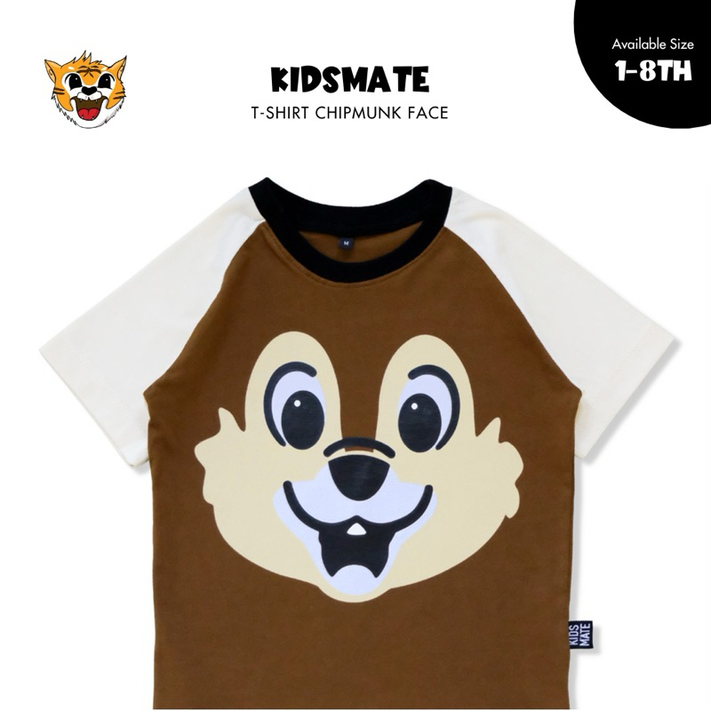 Kaos Anak Chipmunk Face kids mate ori