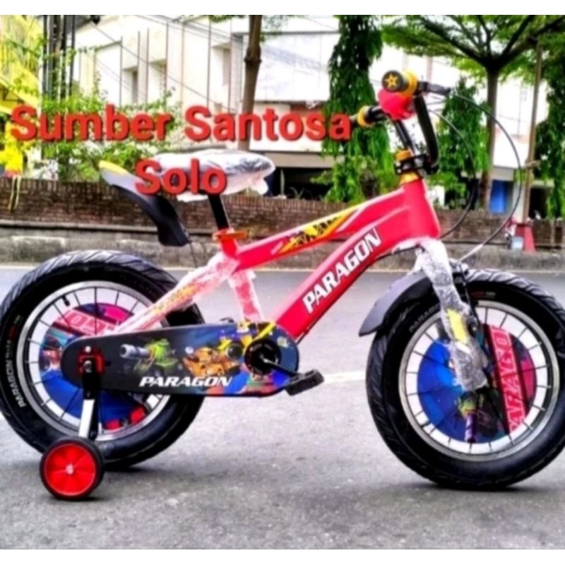 SEPEDA ANAK BMX PARAGON HERO BAN JUMBO 12 INCH VELG ALLOY,  SUDAH LAKER LBH AWET
