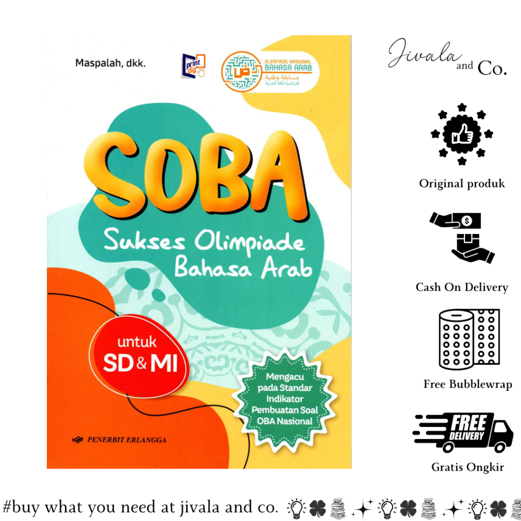SOBA (SUKSES OLIMPIADE BAHASA ARAB) - PENERBIT ERLANGGA