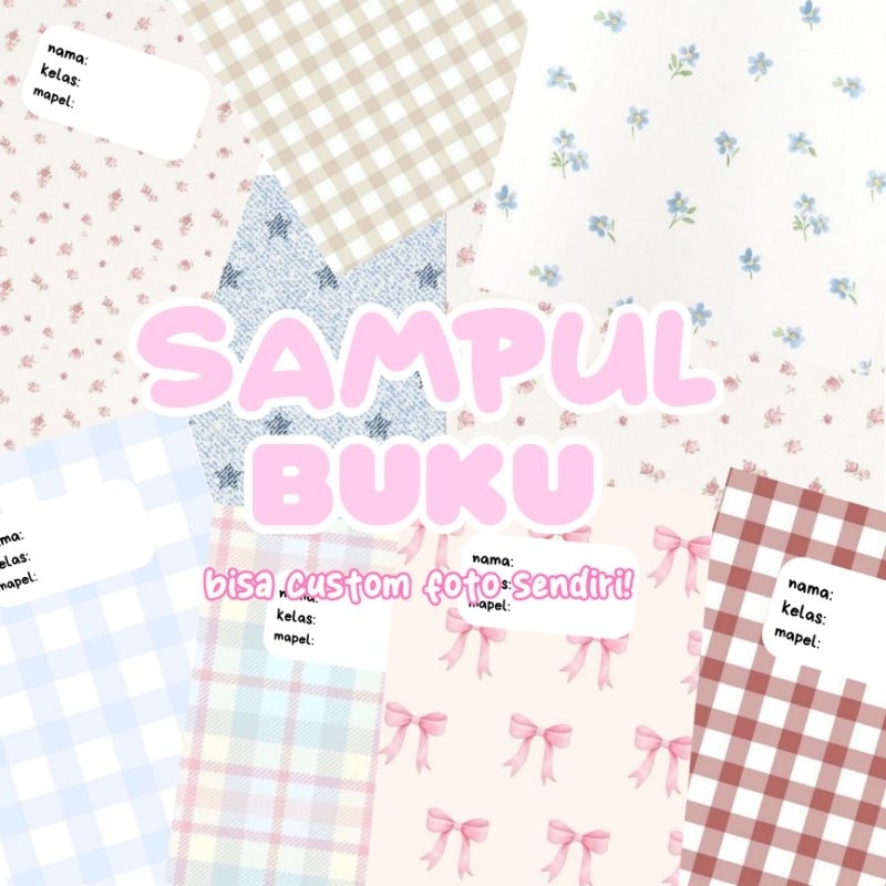 

SAMPUL BUKU LUCU AESTHETIC SIDU/BIGBOSS UNTUK SD,SMP,SMA(BISA CUSTOM FOTO) BACA DESKRIPSI