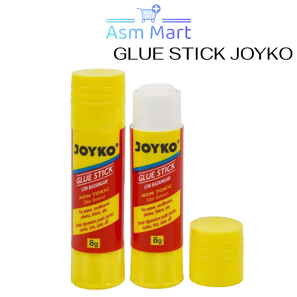 

ASM - ATK001 GLUE STICK JOYKO 8GR / LEM STICK BATANGAN / JOYKO LEM STICK 8GRAM / LEM STICK JOYKO / LEM KERTAS / LEM STICK KERTAS
