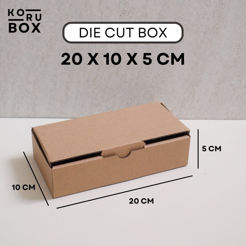

Kardus Die Cut Mailer Box 20x10x5 cm | Box Kardus Karton Packaging Kardus Packing Polos