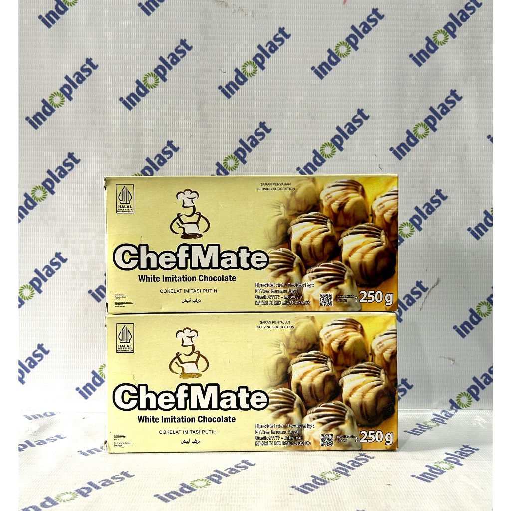 

Chefmate Coklat Putih Compound 250g White Chocolate Compound