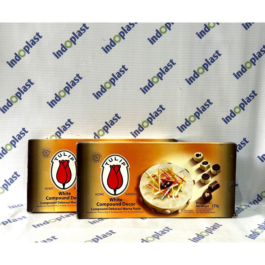 

Coklat Tulip White Compound 225 Gr